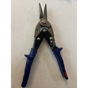 Rubbermaid Straight Sheet Metal Shears 250mm Serrated Edges Aviation